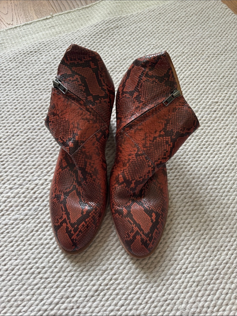 Madewell Tortoise Leather Boots